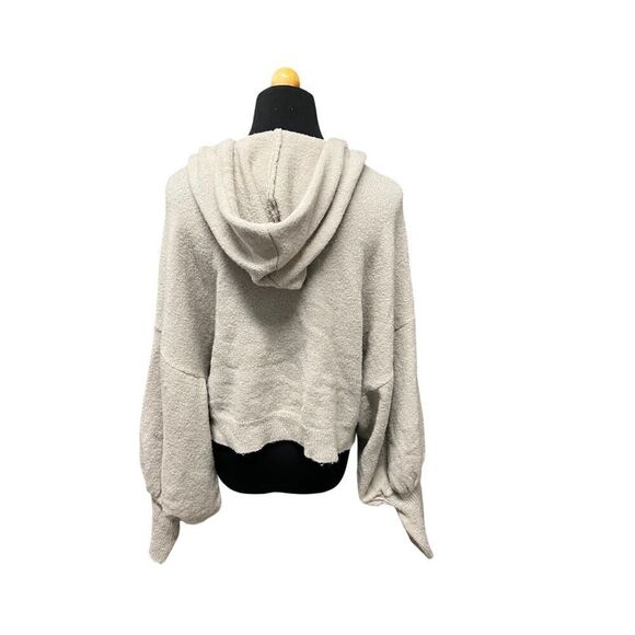FREE PEOPLE HOODED SWEATER SIZE SMALL - Picture 3 of 6